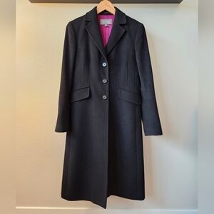 Ann Taylor Black Wool Coat